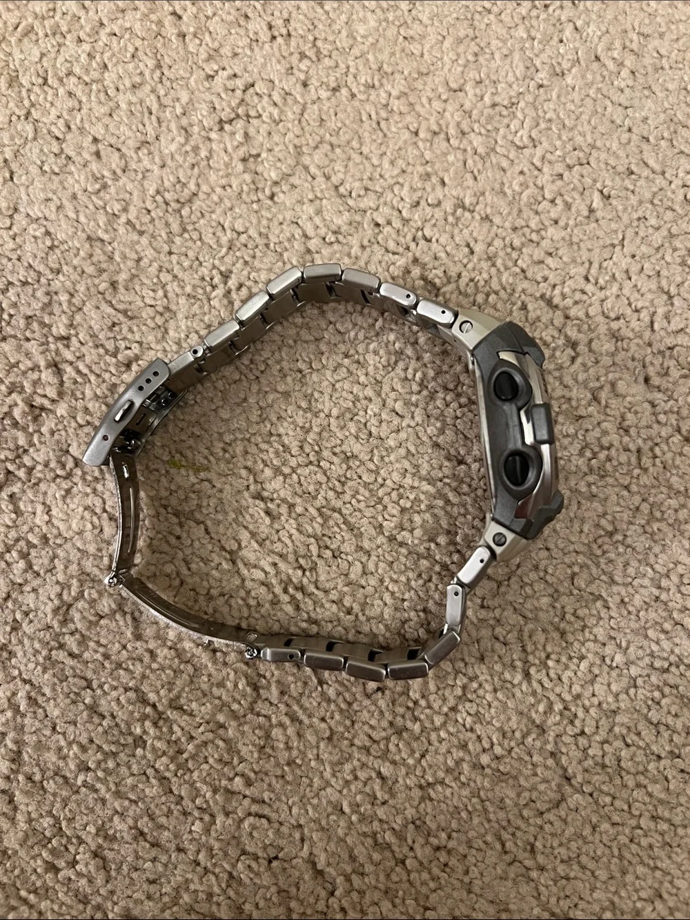 Casio G-Shock Silver Metal Digital Sports Watch